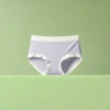 Quiet grey pure cotton men's underwear, simple, comfortable and breathable four-corner pants details Picture